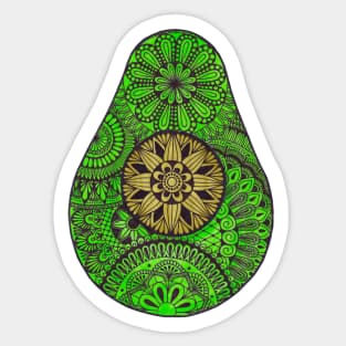 Avocado Sticker